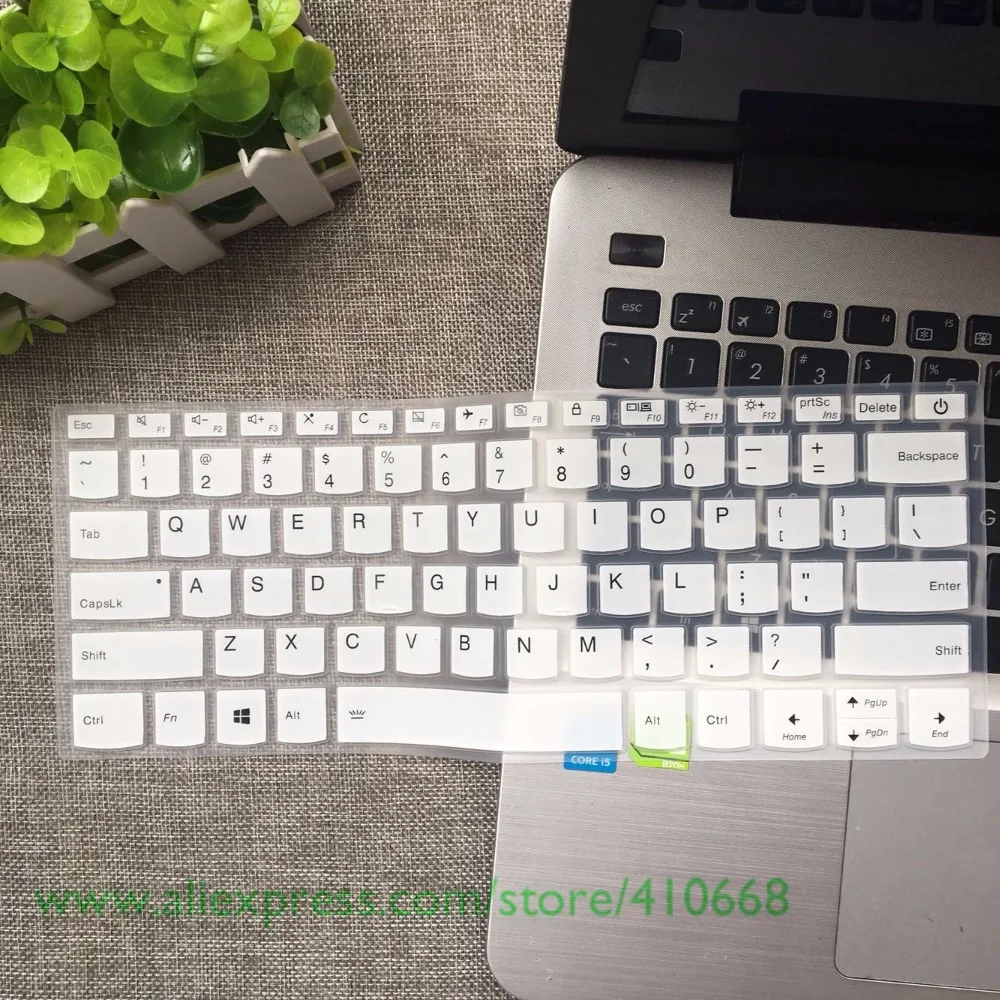 Силиконовый чехол для клавиатуры 14 дюймов Lenovo yoga 720 15 520s Flex 5 ideapad 120s