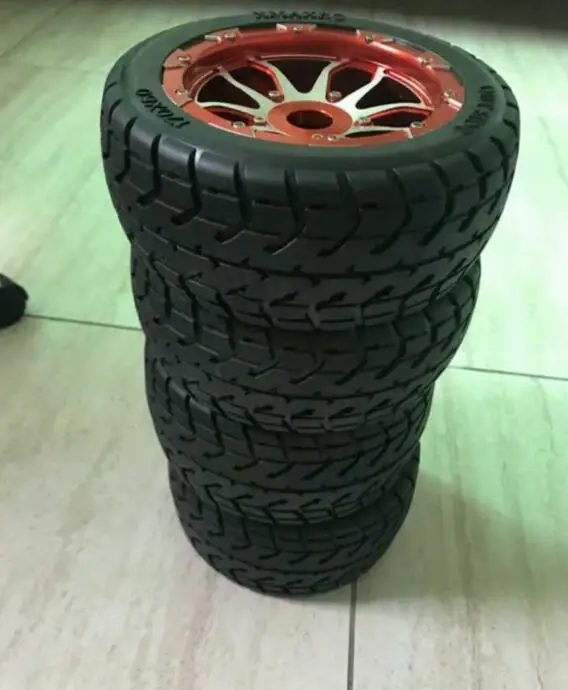 Baja 5b cnc сплав обода и один дорожные колеса с гайкой | Игрушки хобби