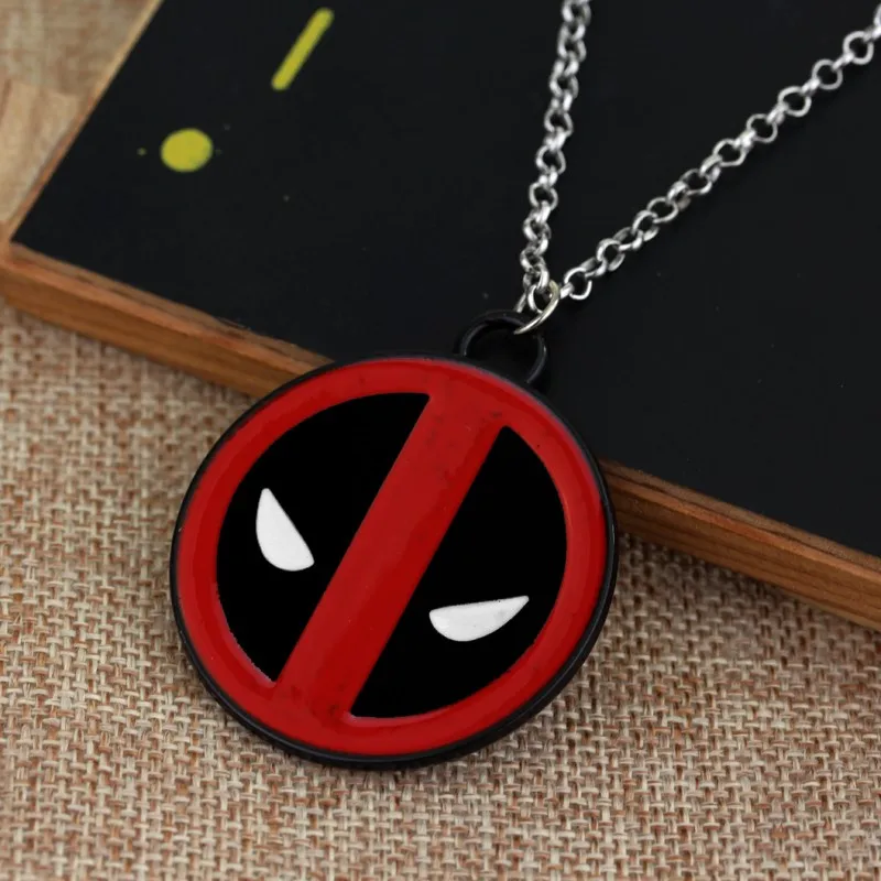 Ожерелье с подвеской в виде маски Марвел из фильма Deadpool ожерелье бутылки