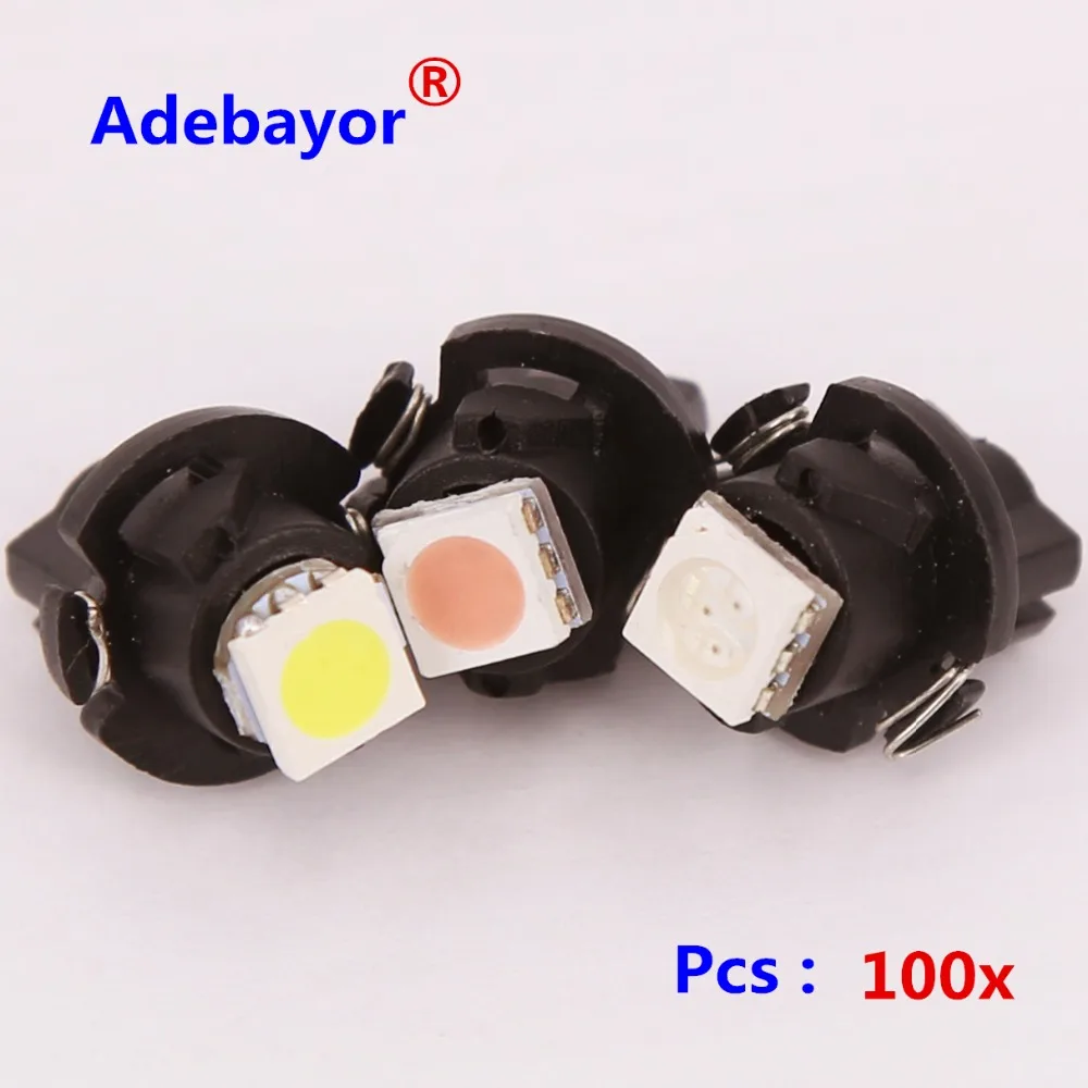 Светодиодная лампа для приборной панели T5 v1 t5 v2 5050 1SMD 12 мм 50 шт. | Автомобили и
