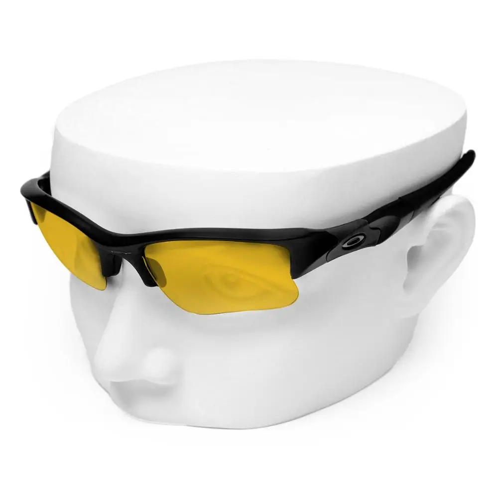 Сменные линзы OOWLIT желтого цвета для очков Oakley Flak Jacket XLJ|Очки аксессуары| |