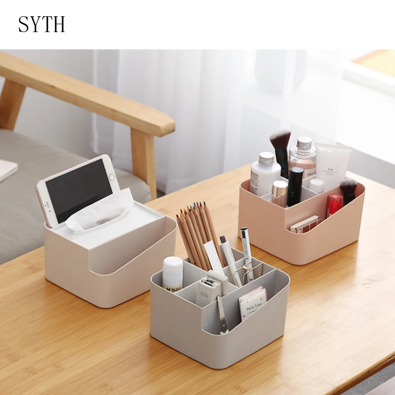 Косметический Органайзер коробка для салфеток Офисная хранения настольный