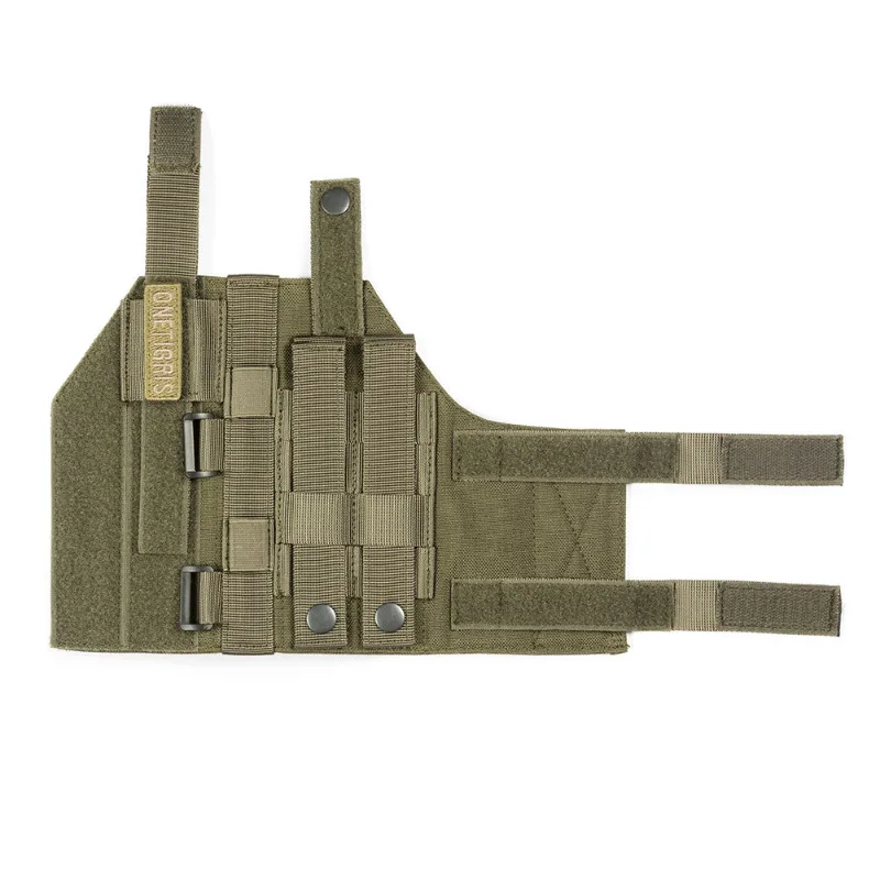 OneTigris тактический Molle падения ноги платформы и пистолет кобура страйкбол Пейнтбол Правша кобура
