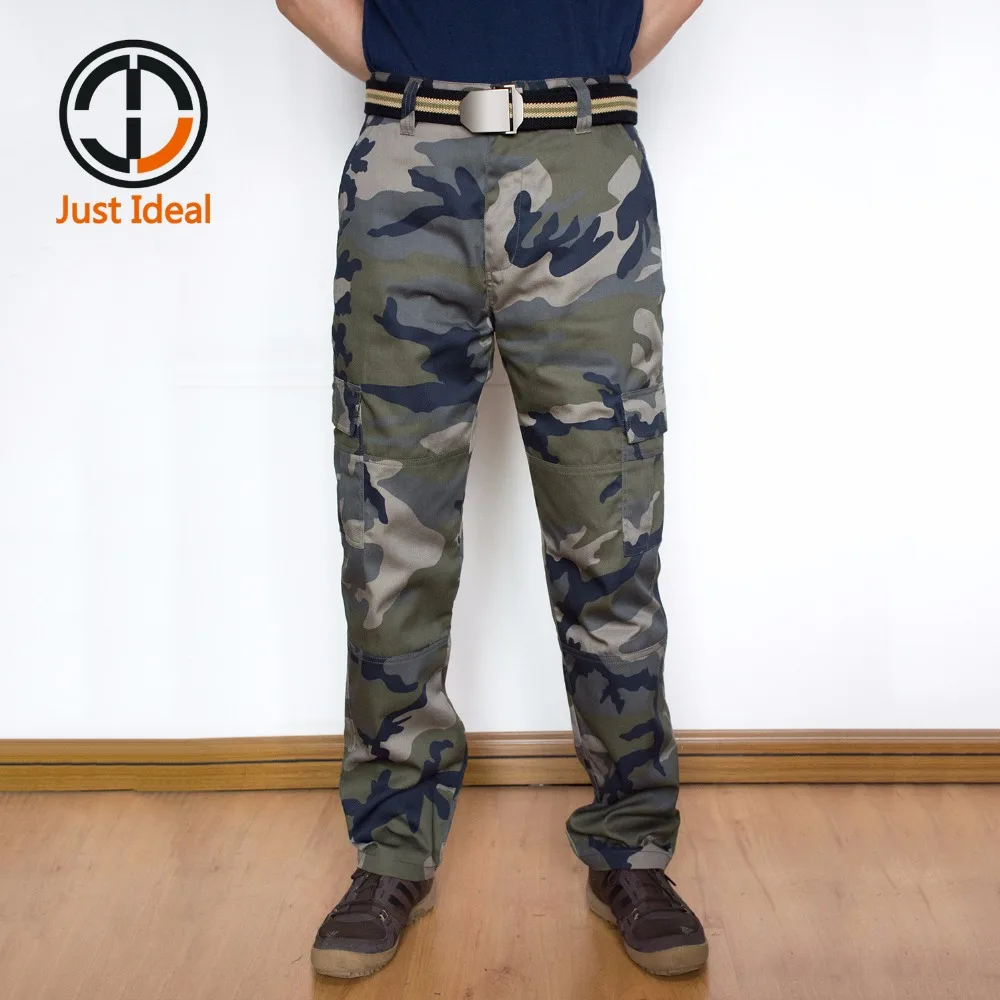 Новое поступление мужские камуфляжные модные брюки обычные прямые несколько
