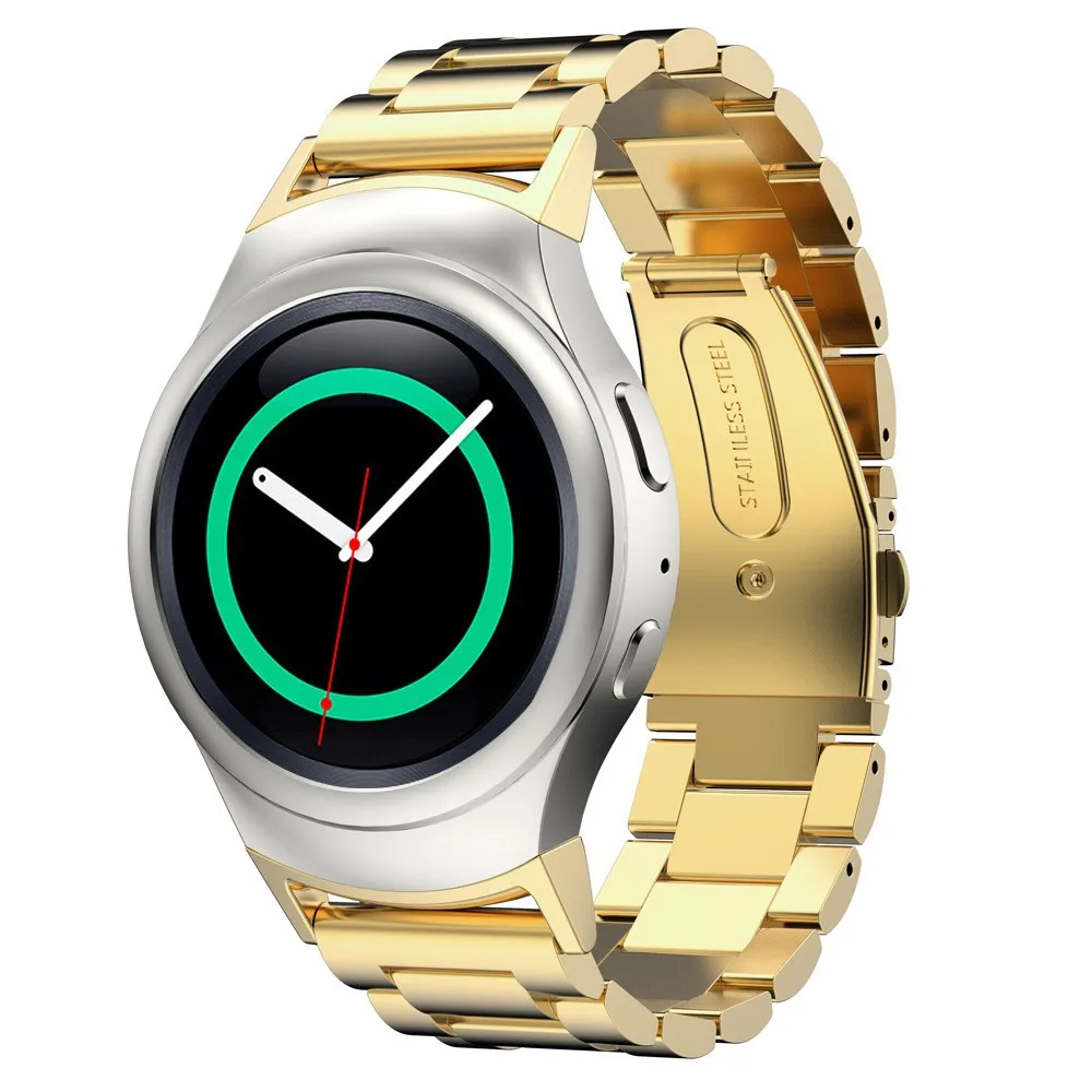 Ремешок для часов из нержавеющей стали с адаптером для samsung gear S2 RM-720 Soprt ремешок для samsung gear S2 SM-R720 band