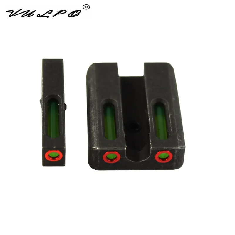 Оптоволоконный передний и задний вид цвет красный/зеленый|Оптические прицелы| |