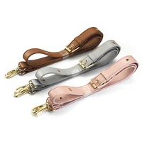 detachable handle replacement bags strap women girls pu leather shoulder bag parts accessories gold buckle belts 152cm pink gray