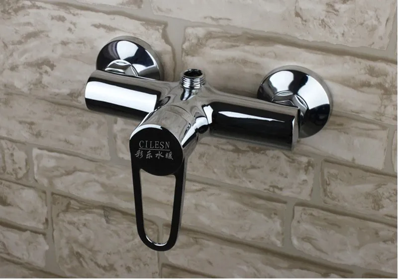 Бесплатная доставка смеситель для ванной комнаты с одной ручкой и двумя