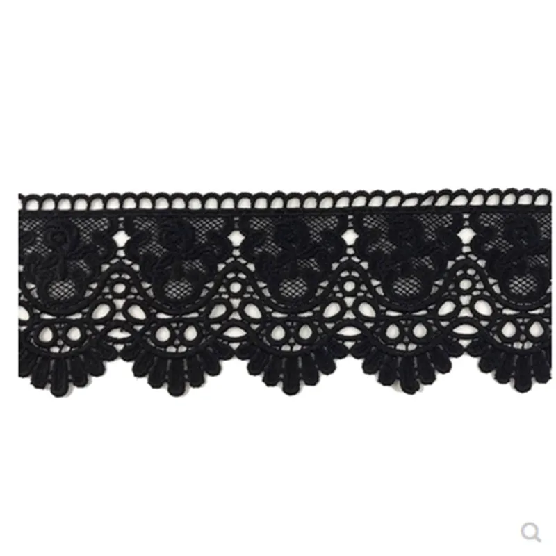 Sweater Hem Lace Dress Accessories Cotton Hollow Water Soluble Trim Clothes Skirt Decoration Milk Fabric | Дом и сад