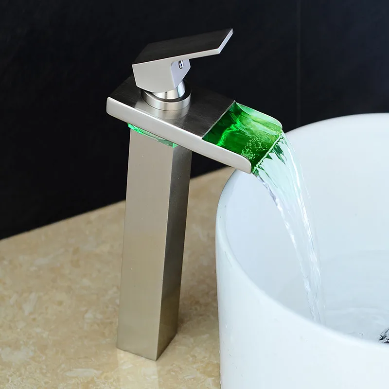 Смеситель для раковины смеситель хром палуба Температура управления