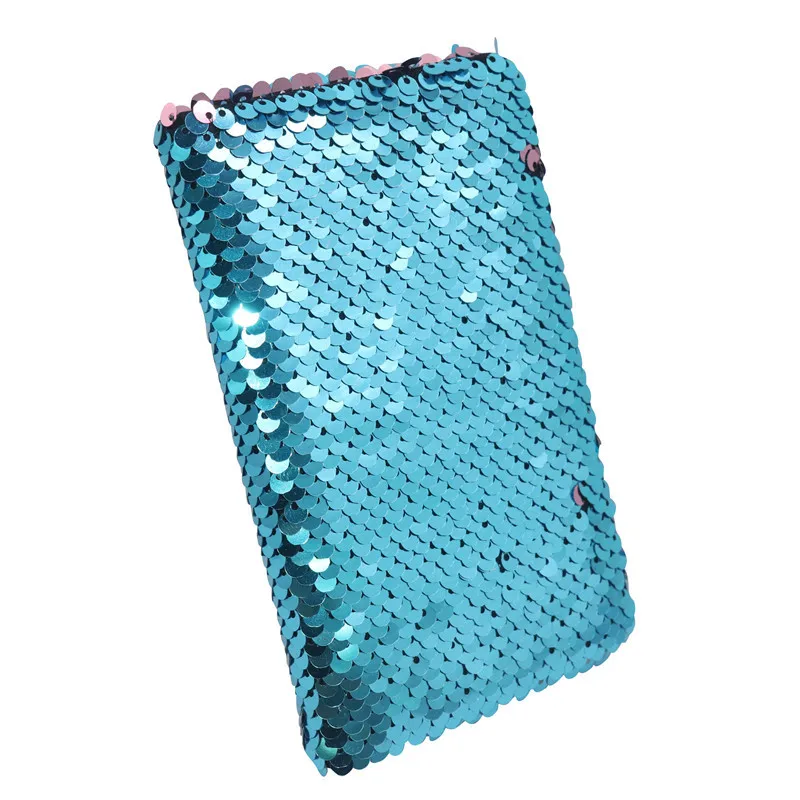 1 pcs blue pink 1 шт., креативный блокнот с блестками, блокнот, блестящий дневник, заметки, канцелярские принадлежности, канцелярские принадлежности, 78 листов, маленький подарок - Цвет: 1 pcs blue pink
