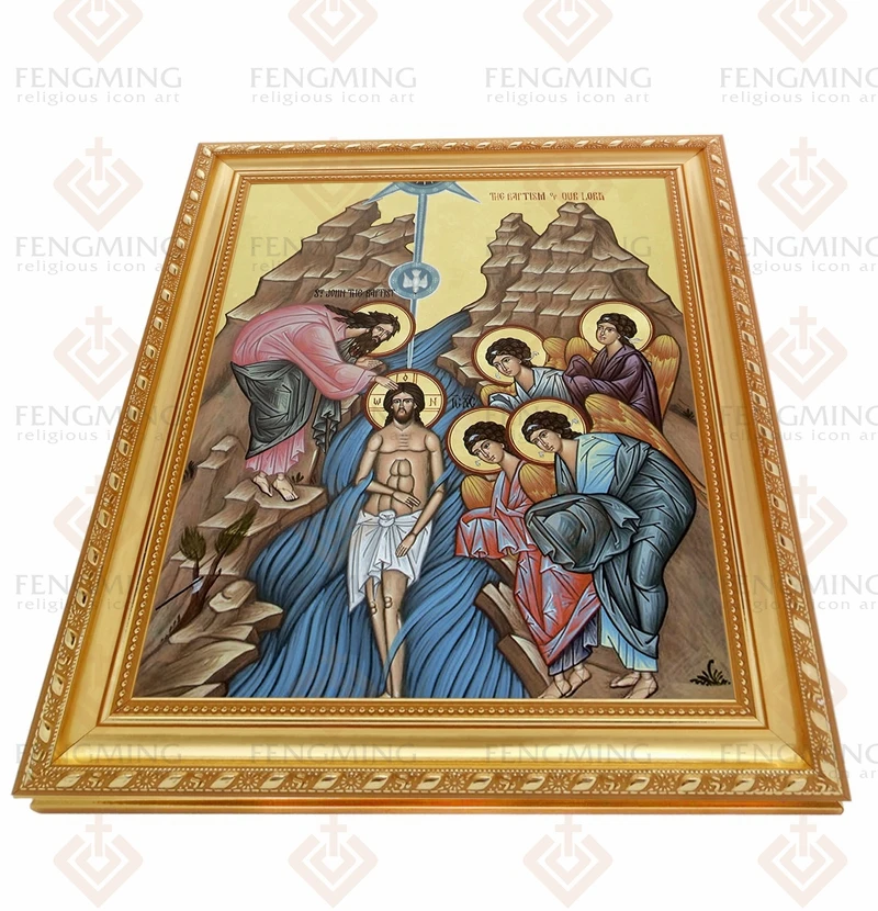 Высокое качество Пластиковые ремесла византийского искусства для теофани икона