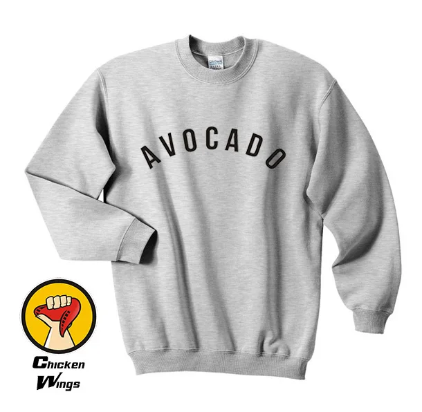 

Avocado Shirt Top kale plants are friends edgy veggie vegetarian vegan smiley Tumblr Top Crewneck Sweatshirt Unisex More Colors