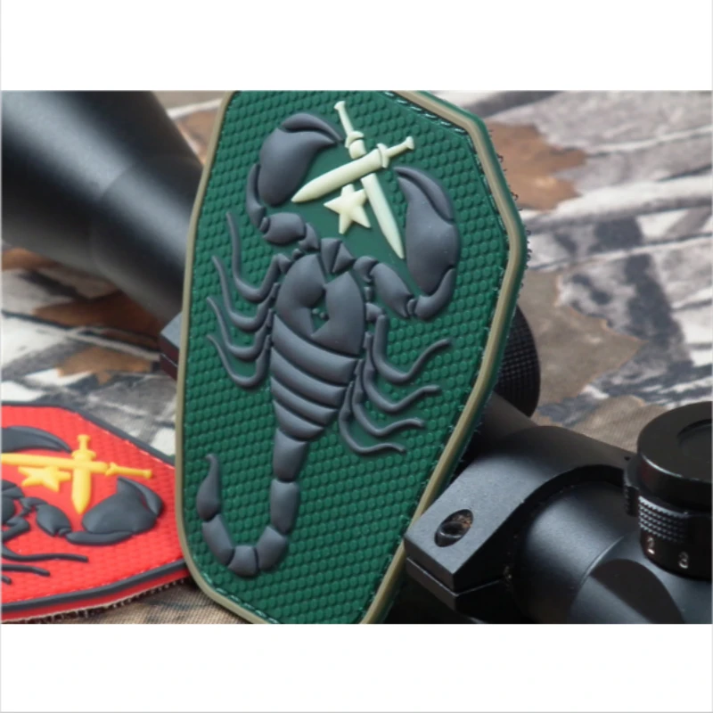 SCORPION UNIT 3D PVC US ARMY USA MILITARY TACTICAL FOREST MORALE PATCH | Дом и сад