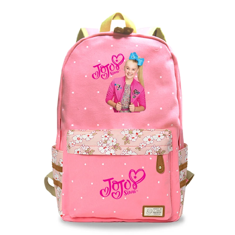 Повседневный Рюкзак Jojo Siwa, студенческий Повседневный Рюкзак, модные новые высококачественные сумки для подростков, красивый мужской женский рюкзак для путешествий