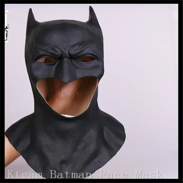 Топ Класс оригинальный 100% латекс Бэтмен маски для Для мужчин на резиновой