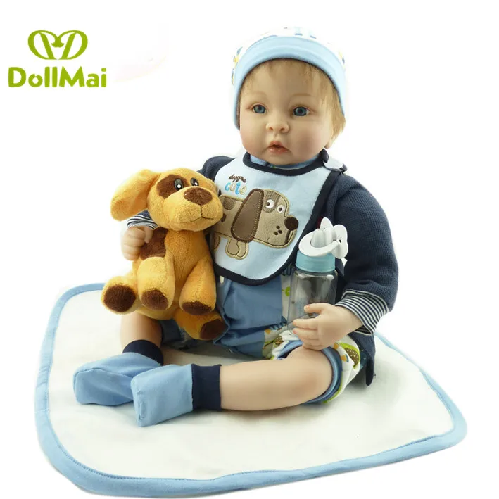 Reborn baby dolls 22 дюйма 55 см реалистичные куклы новорожденных детей мальчиков