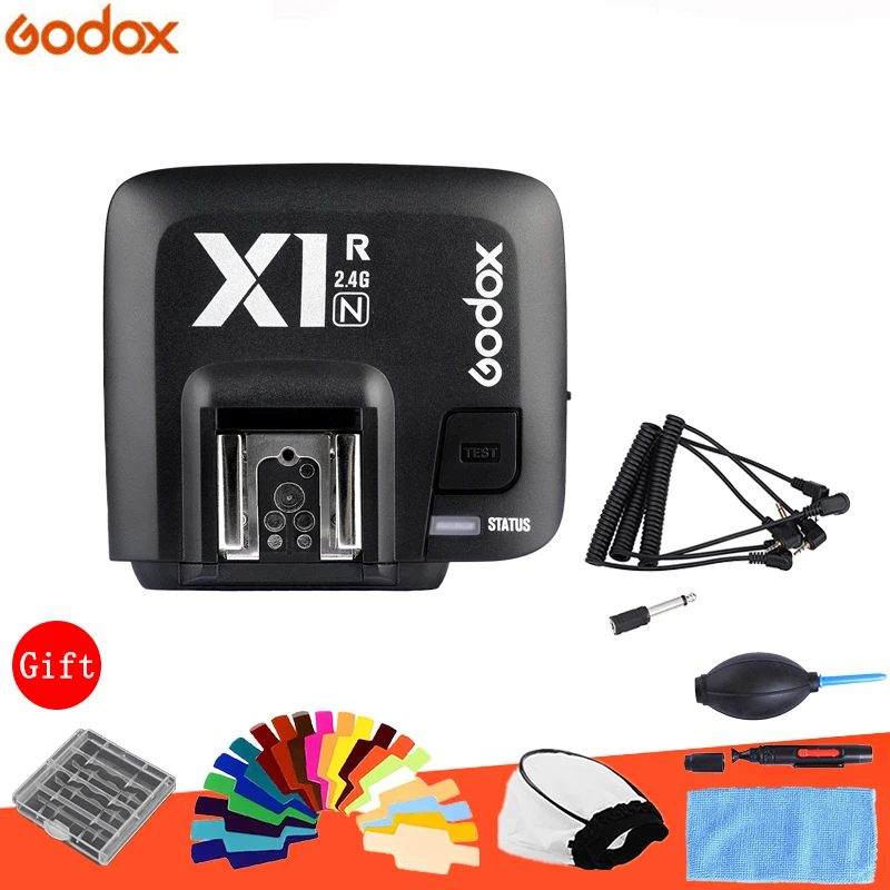 Godox X1R N 2 4G беспроводной приемник для X1N триггерного передатчика Nikon DLSR D800 D3X D3 D2X D2H