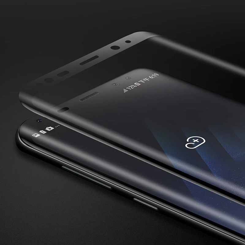 KEYSION 3D изогнутое полное покрытие закаленное стекло для Samsung Galaxy S9 Plus Защитная
