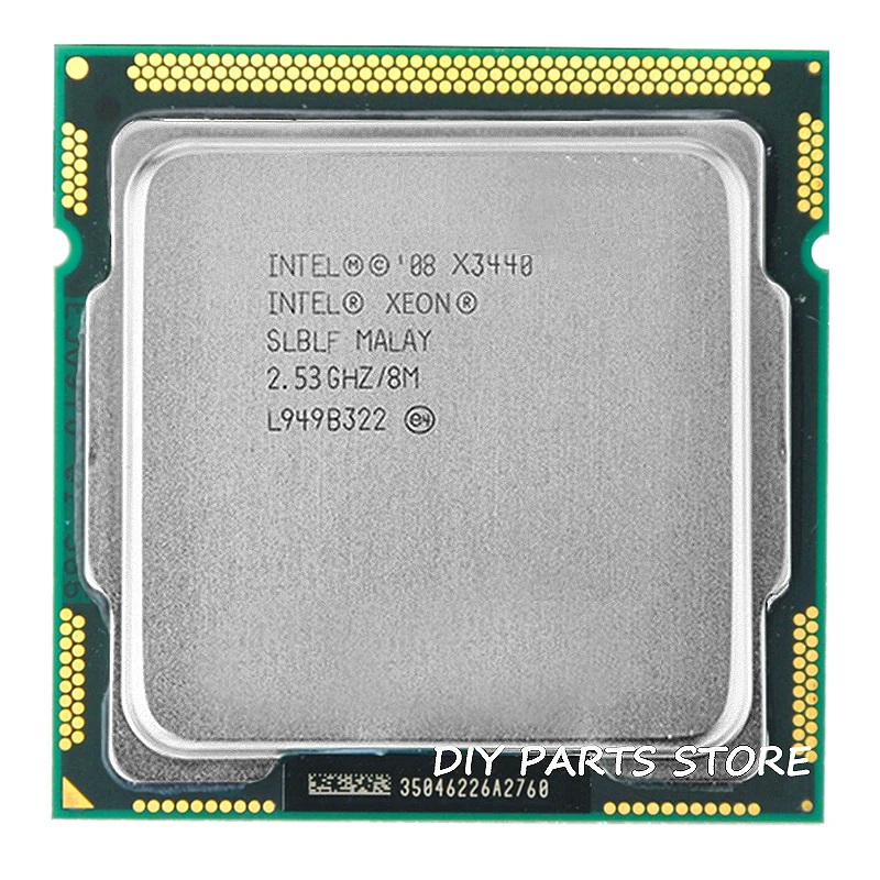 Процессор Intel Core Xeon X3440 8 Мб кэш памяти 2 53 ГГц частота Torbu 9 LGA 1156 P55 H55 почти