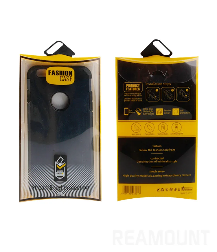 100 шт. оптовая продажа Новая Блистерная упаковочная коробка из ПВХ для телефона