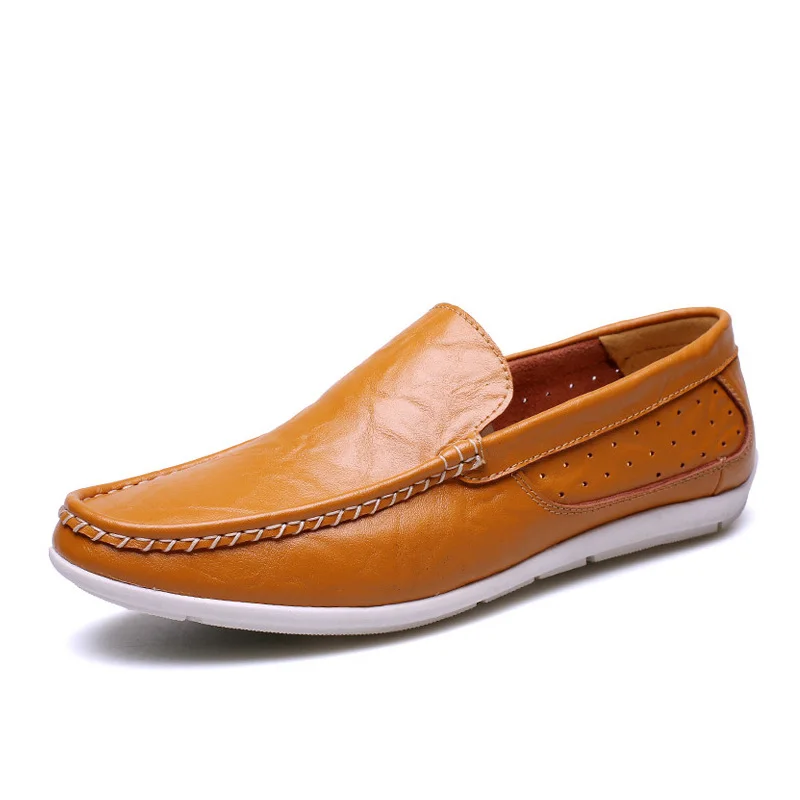 Новый 2016 Мода Замши Мужчины Мокасины Горох Обувь для вождения Slip On Повседневная