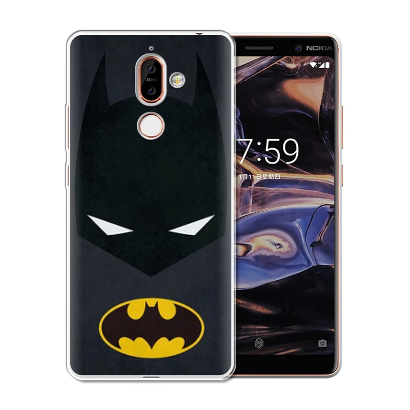 Чехол с Бэтменом джокером фламинго для Nokia 1 3 5 8 6 2 7 Plus 9X6 2018X7X3 |