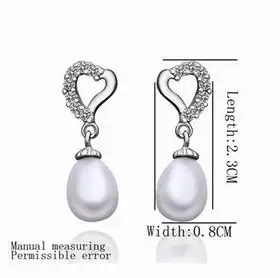 Хит продаж великолепная имитация серьга с жемчугом серьги гвоздики