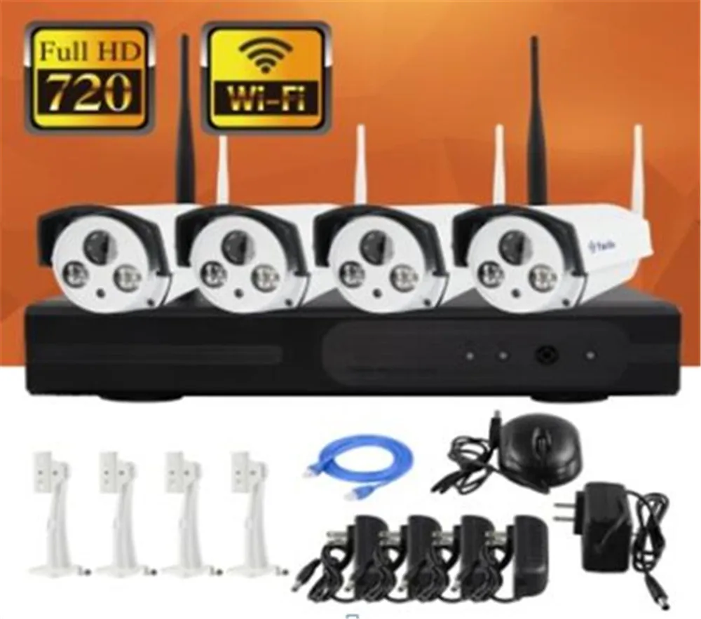 8CH 960p беспроводной IPC WIFI IP камера NVR комплект