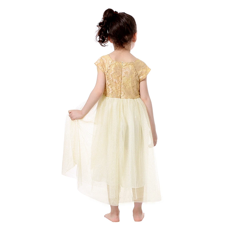 Новинка 2017 блестящее свадебное платье принцессы на бретельках для маленьких