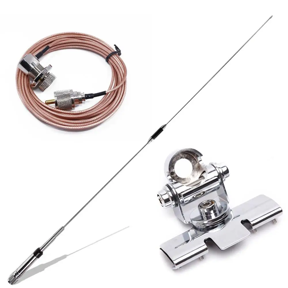 Нагоя NL-770R Двухдиапазонная VHF/UHF 144/430MHz 3,0/5,5 dBi с высоким коэффициентом усиления Любительская Автомобильная радио Мобильная/станция антенна SL16-J/м мужской PL-259