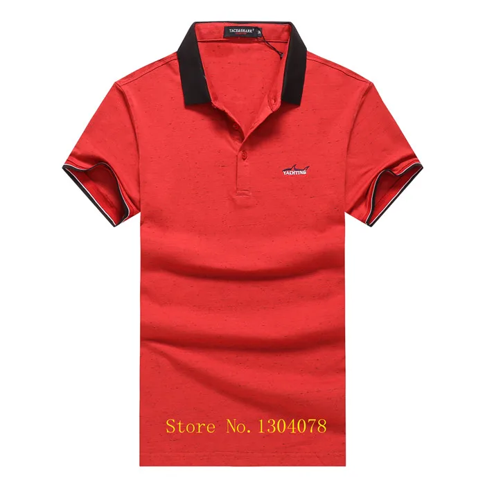 86516-RED Лето, мужские футболки, camisetas hombre, 3D буквы, вышивка, бренд Tace& Shark, футболка, мужская повседневная футболка, homme, футболки - Цвет: 86516-RED