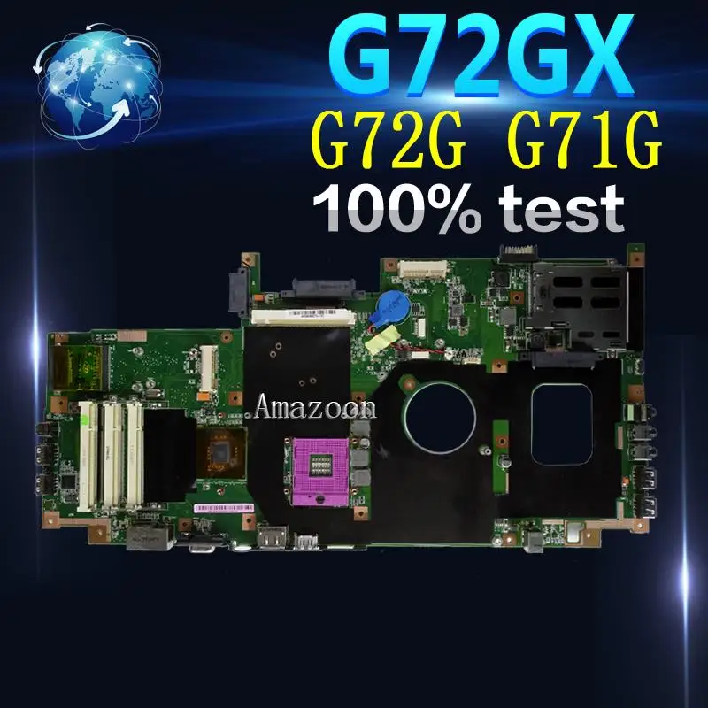 Материнская плата Amazoon G72GX для ноутбука REV 2 0 GTX260M For Asus G72G G71G G71GX тестовая