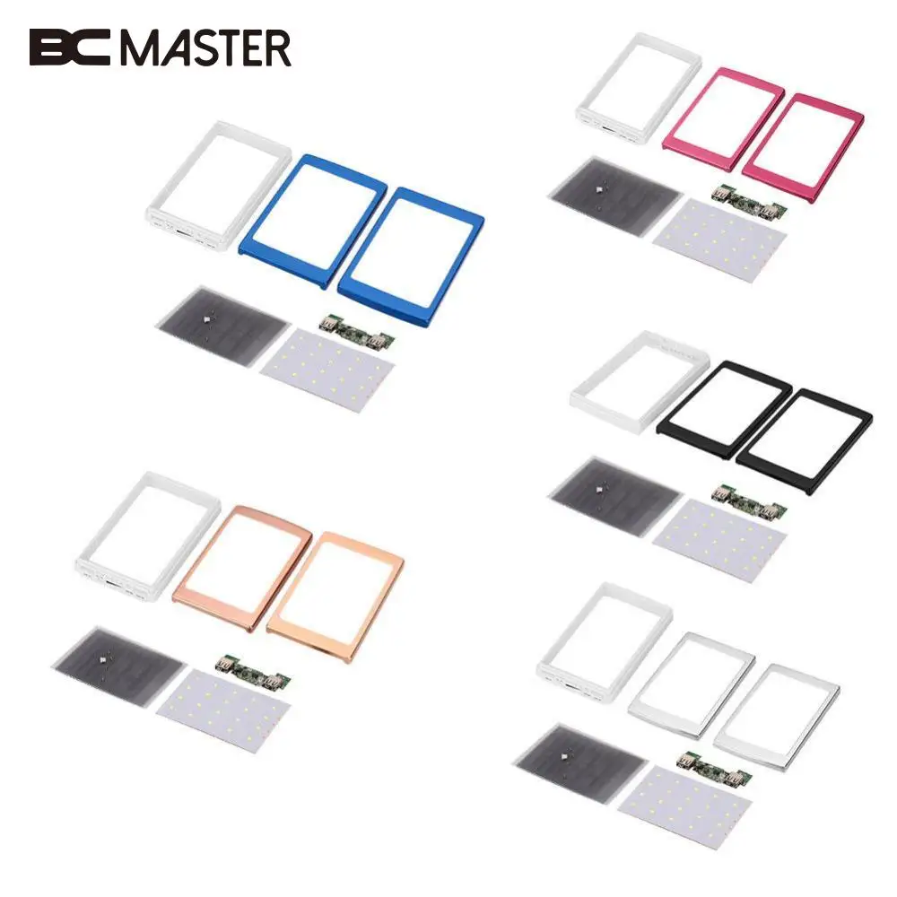 MV power 5 цветов двойной USB светодиодный печатная плата PCBA панель солнечной энергии DIY Kit солнечная панель банк питания для-18650-зарядное устройство