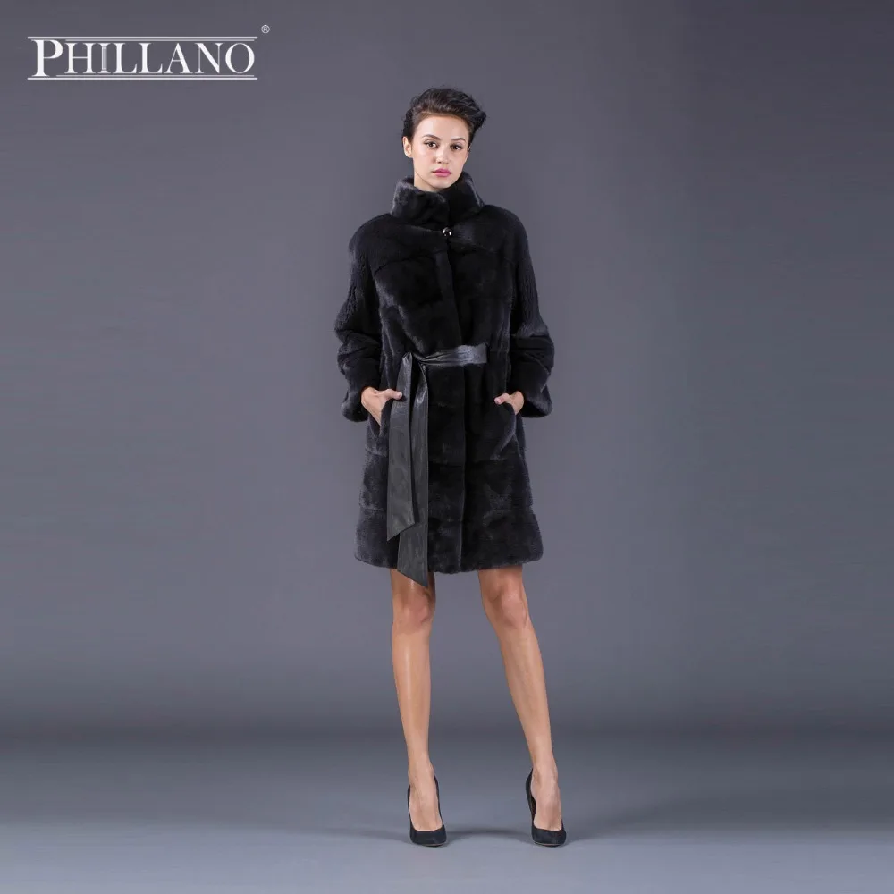 Горящие Товары PHILLANO 2016 Новинка Шубы Из Натурального Меха Норки Скандинавия Дания