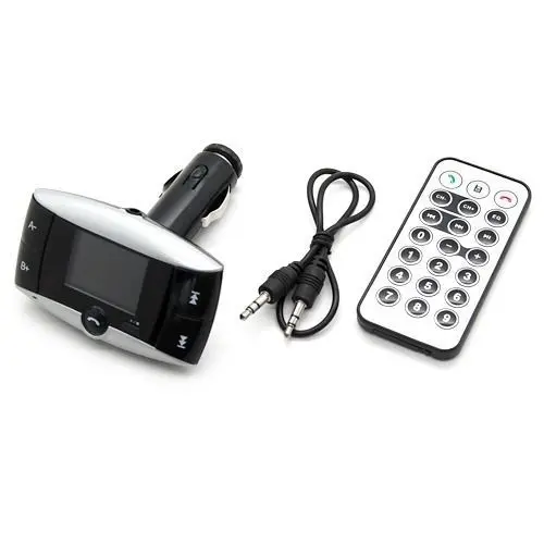 Автомобильный комплект громкой связи с Bluetooth 1 5 &quotСиний ЖК дисплей mp3 плеер fm
