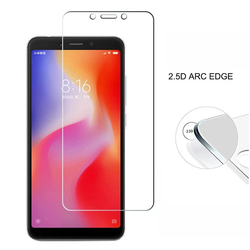 HCZCI 2 шт для Xiaomi Redmi S2 6A 5A 4A Note 3 6 Pro Защитное стекло экрана Mi A2 lite Mi5 Mi4 Mi4C закаленное |