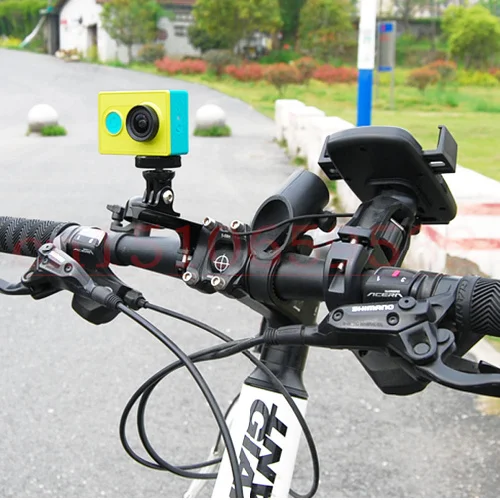 Аксессуары для Gopro велосипед мотоцикл руль Алюминиевый адаптер крепления GoPro Go Pro