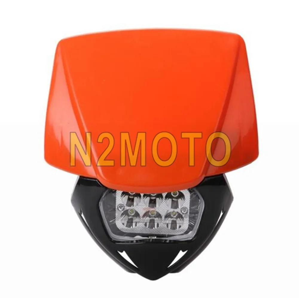 Фара светодиодная яркая для мотоцикла 6 шт. Yamaha Suzuki Kawasaki KLX WR EXC CRF 250 450| |