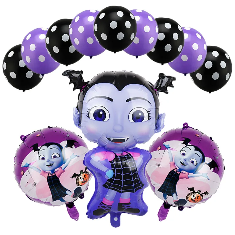 12 шт./лот Vampirina набор из латекса на день рождения вечерние шары Декор ведьмы