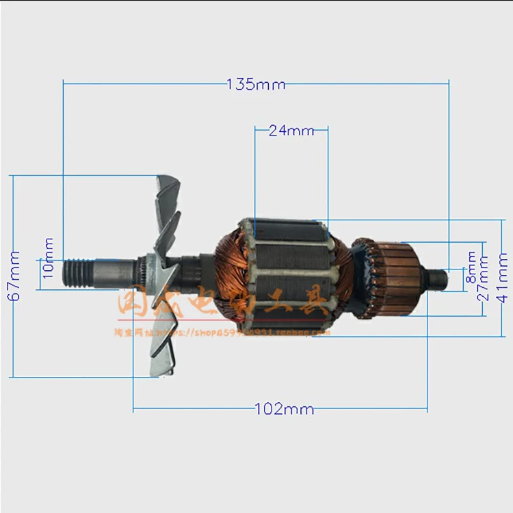 Ротор для ротора Makita 9045B 9045N 512698 0 512674 6 220 240 В|Аксессуары электроинструментов| |