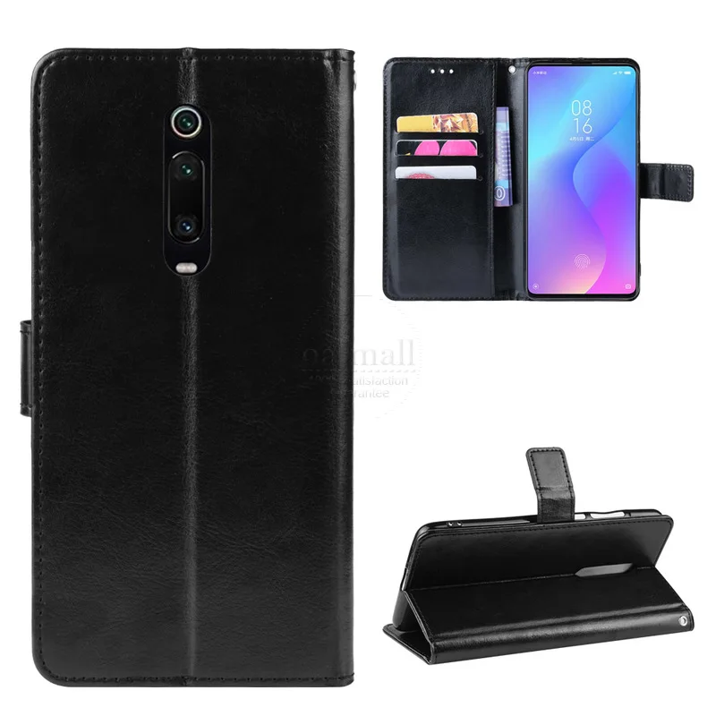 Роскошный винтажный кожаный чехол-книжка с откидной крышкой для Xiaomi Redmi K20 Pro MI 9 T