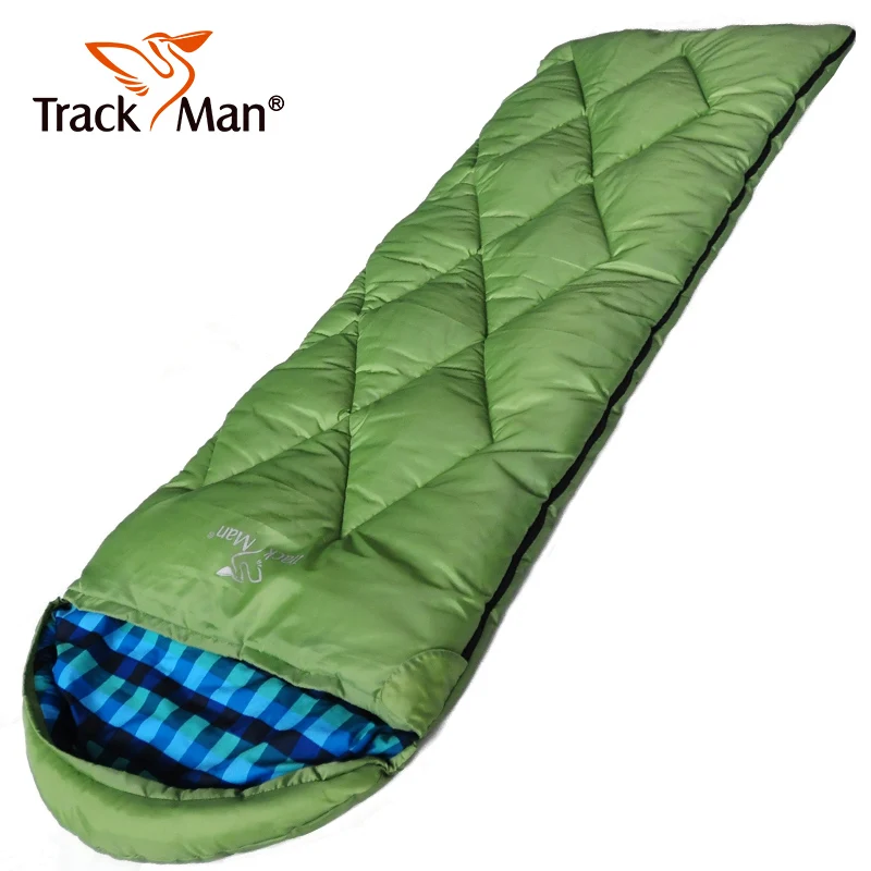 Camping Outdoor Double Sleeping Bag Envelope Spring and Autumn Hiking Portable with Pillow 2.2*0.75M | Спорт и развлечения