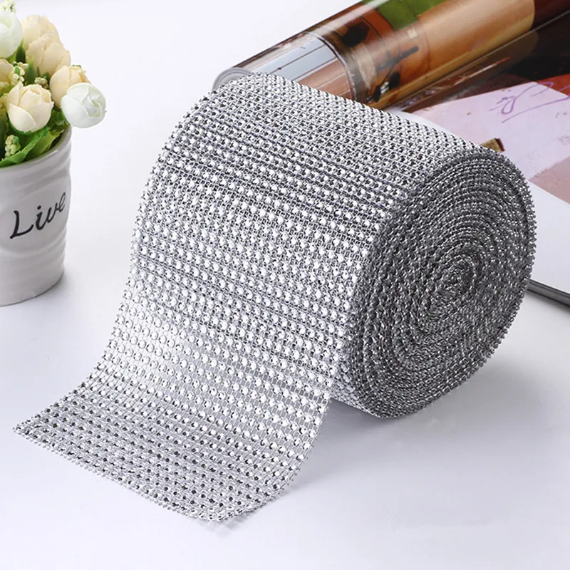 Стразы 91 5 см Имитация алмазной сетки отделка свадебное украшение DIY украшения