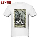 Футболка мужская оверсайз с принтом черепа смерти, 2018 хлопок