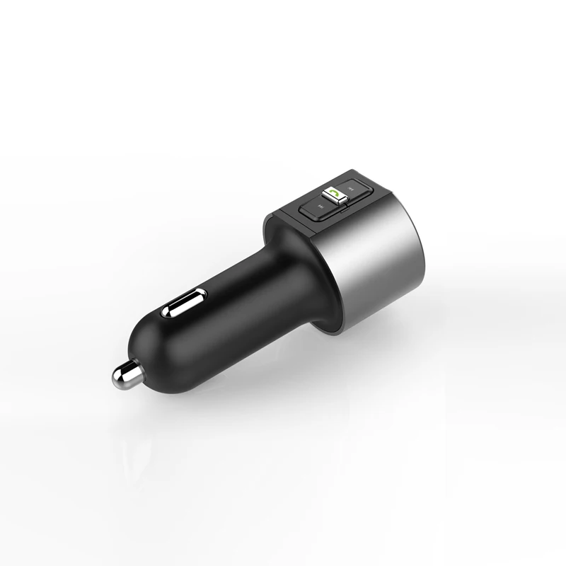 Автомобильный bluetooth Hands-Free телефон fm-передатчик 3.4A автомобильное зарядное