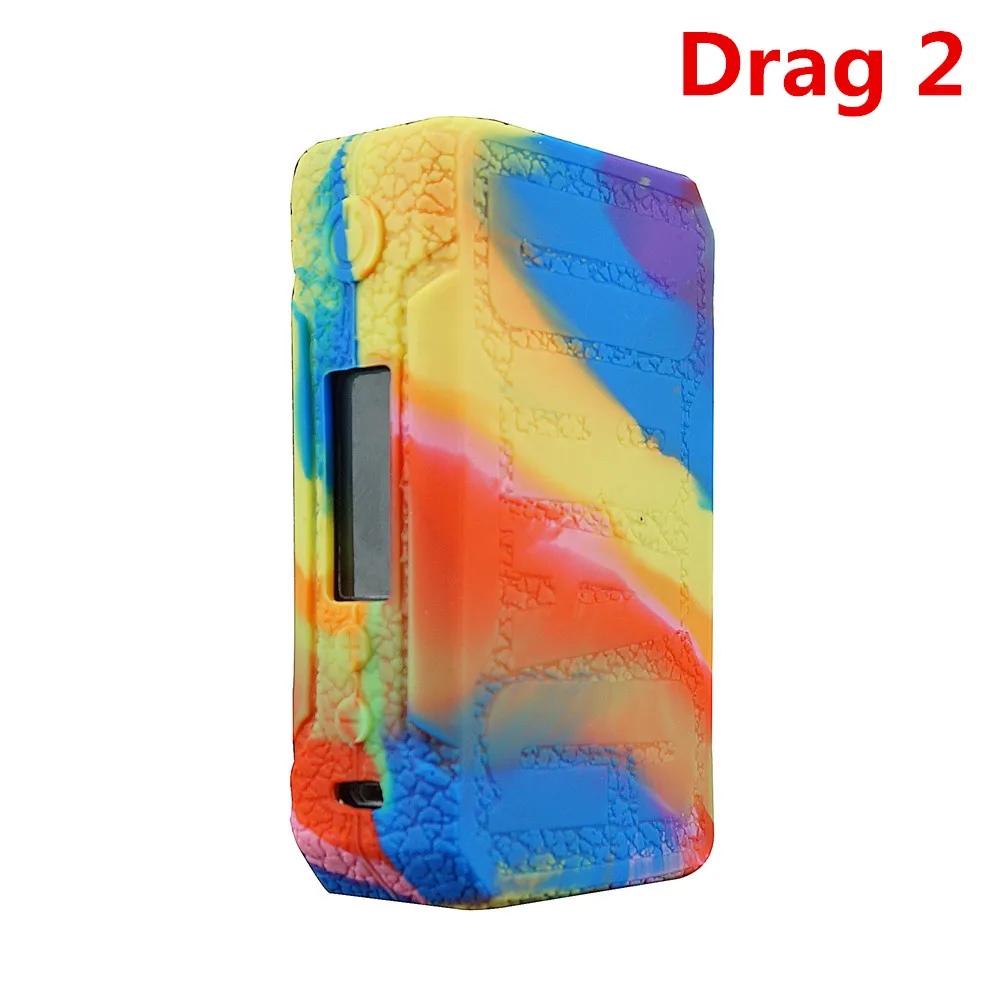 Текстурированный чехол для VOOPOO Drag 2 177W противоскользящий силиконовый втулка