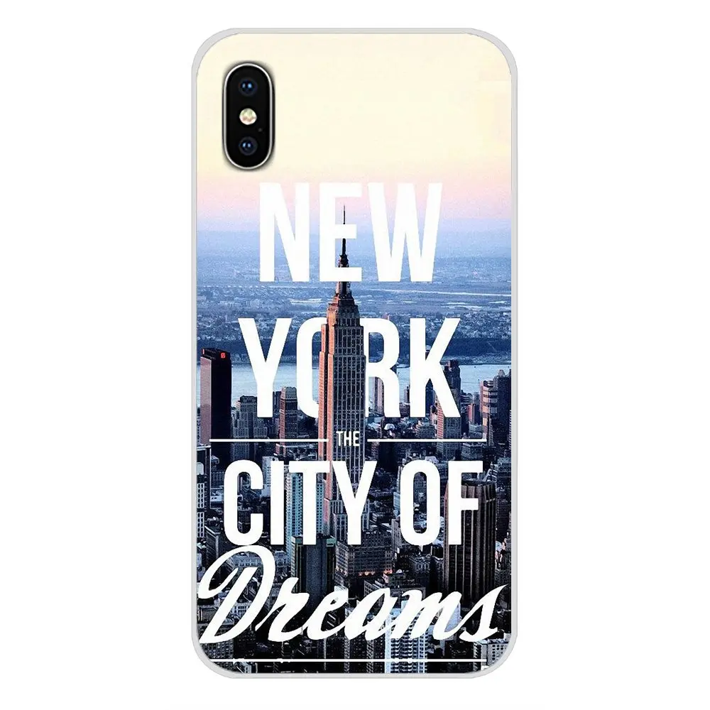 Чехлы для Apple iPhone X XR XS MAX 4 4S 5 5S 5C SE 6 6S 7 8 Plus ipod touch Нью-Йорк | Мобильные телефоны и