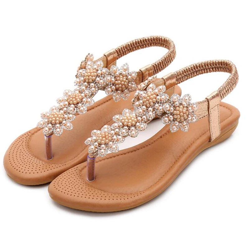 Сандалии желе женские с открытым носком пляжные шлепанцы плоская подошва