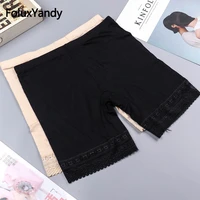 women skinny safety shorts pants casual breathable underwear high waist lace safety shorts black khaki ddhp01 02